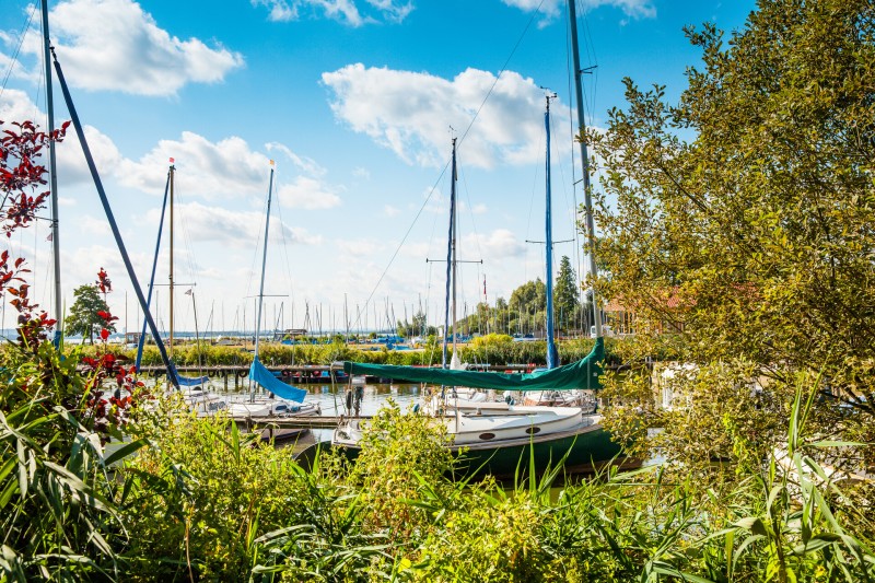 Segelboote Draußen Wasser