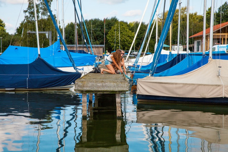 Steg Boote Wasser