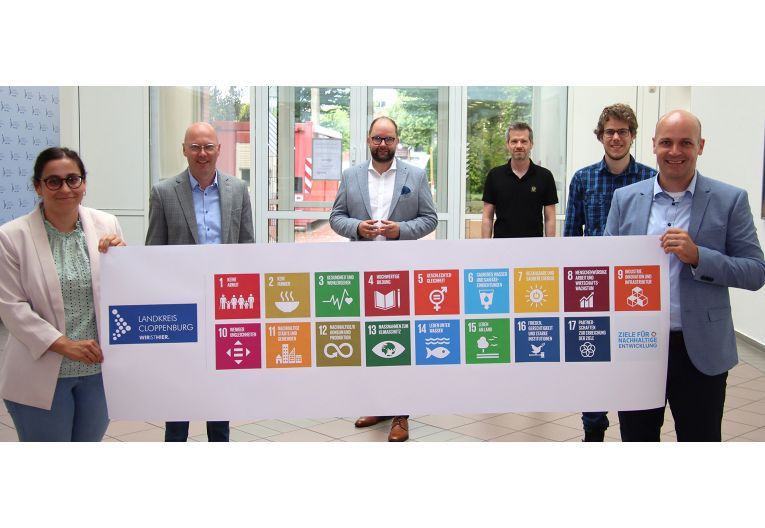 Projekt nachhaltige Bildung Landkreis Cloppenburg Gruppenfoto