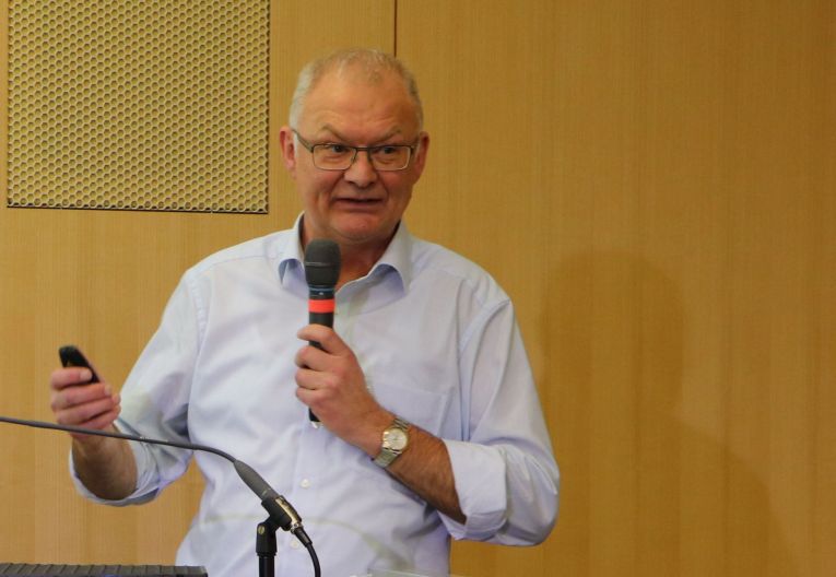 Josef Gramann beim Vortrag Tagung Torfminderung BMEL 18.02.2020