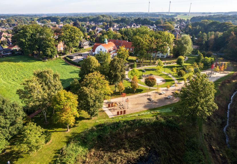 Mehrgenerationenpark Goldenstedt von oben